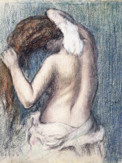 Žena se suší, kolem roku 1906 od Edgar Degas