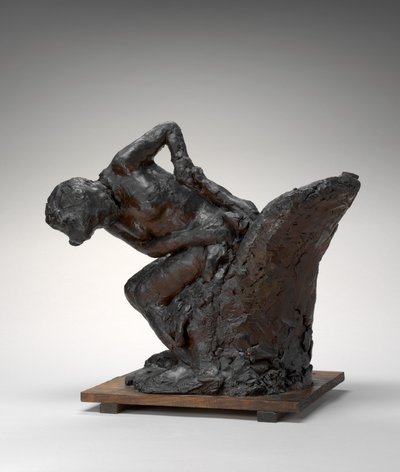 Žena sedící, otírá si levý bok, 90. léta 19. století 1911. od Edgar Degas