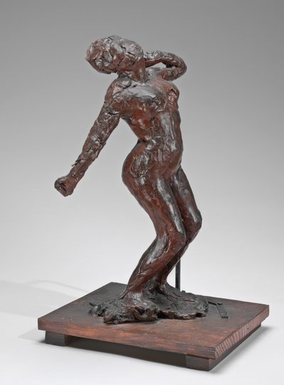 Žena, strečink od Edgar Degas