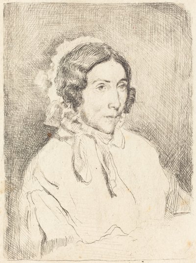 Žena v nařasené čepici (Dame agee) od Edgar Degas