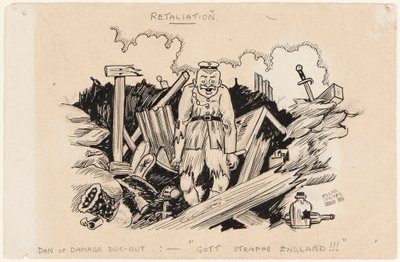 Odveta, Dan of Damage Dug-Out: Gott Strafe England!!!, 1917 od Edgar Fryer