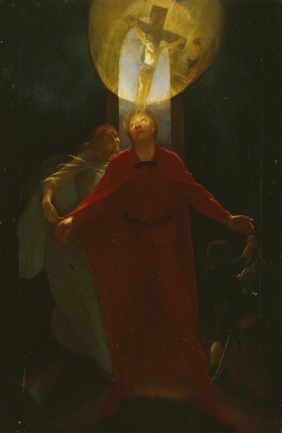 Kniha života (olej na plátně) od Edgar Herbert Thomas