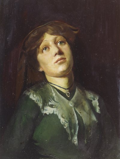 Vlna naděje (olej na plátně) od Edgar Herbert Thomas