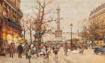 Vzpomínka (olej na desce) od Edgar Maxence