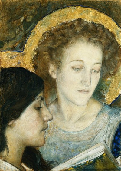 Dva svatí od Edgar Maxence