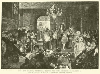 Předsíň, Whitehall, v dobách umírání Karla II od Edgar Melville Ward