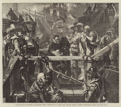 Poprava Montrose, v Edinburghu, 1650 od Edgar Melville Ward