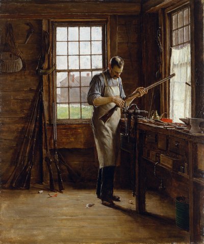 The Gunsmith Shop, c.1890-95 od Edgar Melville Ward