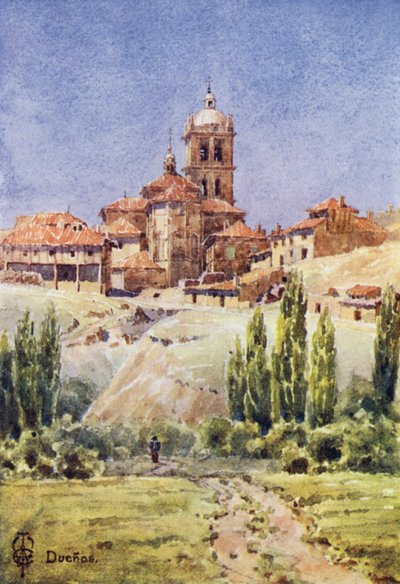Severní Španělsko: Duenas (barva lito) od Edgar T. A. Wigram