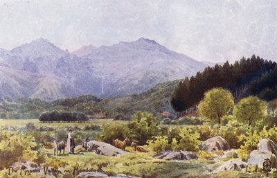 Severní Španělsko: Údolí Masma, poblíž Mondonedo (barevné lito) od Edgar T. A. Wigram