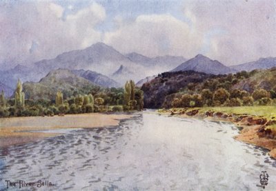Severní Španělsko: Údolí Sella, pod Arriondas (barva lito) od Edgar T. A. Wigram