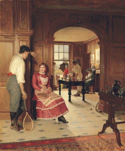 Letní sprcha od Edith Hayllar