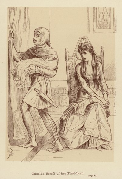 Griselda přišla o prvorozeného (litografie) od Edith Scannell