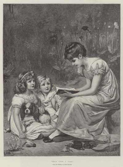 Kdysi dávno (rytina) od Edith Scannell