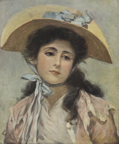 Phyllis (barevná litografie) od Edith Scannell