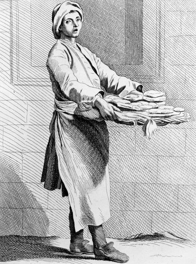 Hot Pies, 1737, vyryto francouzskou školou (18. století) od Edmé Bouchardon