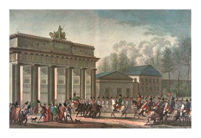 Vstup Francouzů do Berlína, 27. října 1806, c1850 od Edme Bovinet