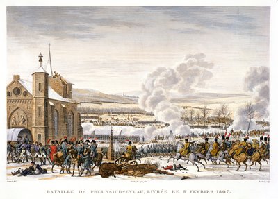 Bitva u Eylau, Německo, 9. února 1807 od Edme Bovinet