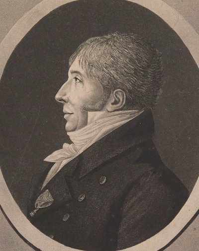 Portrét skladatele Jean-François Le Sueur 1760-1837, 1818. od Edme Quenedey
