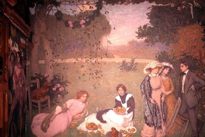 Oběd v trávě od Edmond François Aman Jean