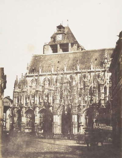 Katedrála Louviers, celkový pohled, 1852-54. od Edmond Bacot