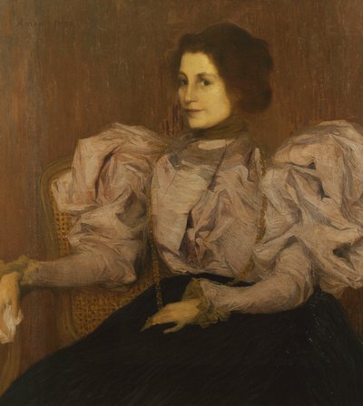Portrét Madame Besnard, kolem roku 1896 (olej na plátně) od Edmond François Aman Jean