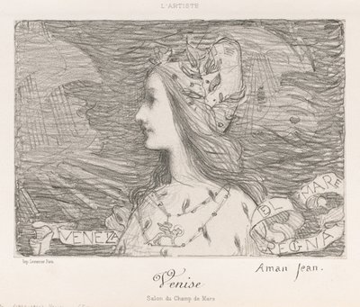 Benátky od Edmond François Aman Jean