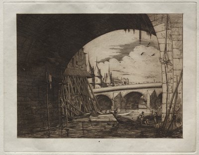 Arch du Pont Notre Dame od Edmond Gosselin