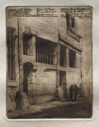 La Rue des Mauvais Garçons od Edmond Gosselin