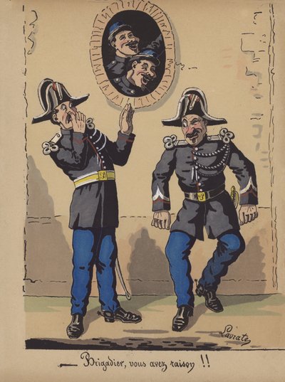 Brigádní generále, máte pravdu!! (barva lito) od Edmond Lavrate