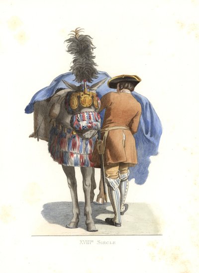 Jezdecký sluha, Francie od Edmond Lechevallier Chevignard