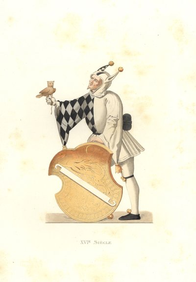 Bartklime Linck, švýcarský klaun od Edmond Lechevallier Chevignard