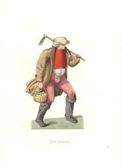 Francouzský dělník od Edmond Lechevallier Chevignard