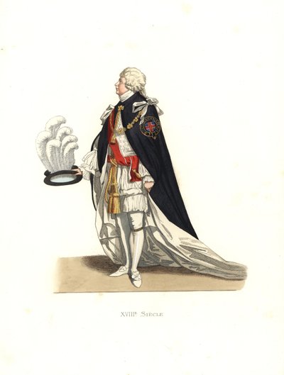 George Frederic Auguste, princ z Walesu, Anglie od Edmond Lechevallier Chevignard