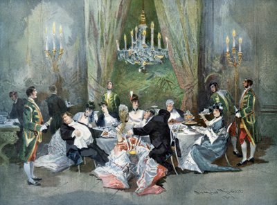 Le Reveillon - estrádní hra napsaná Henrym Meilhacem a Ludovcem Halevym od Edmond Morin