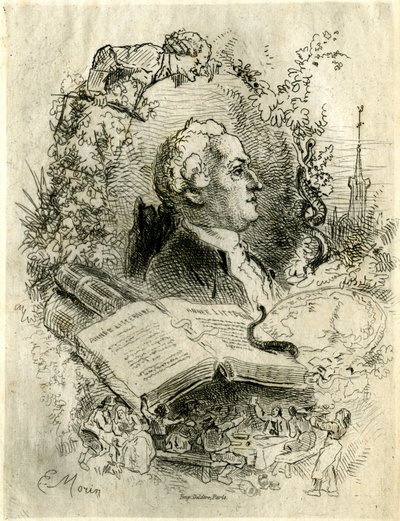 Portrét Elie Catherine Freronové (1718 -1776) od Edmond Morin