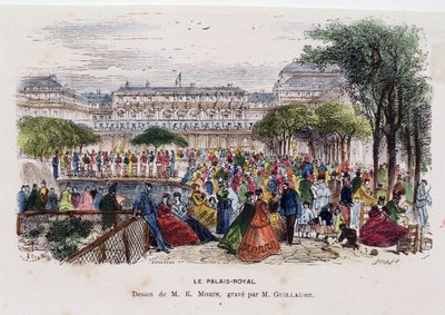 Královský palác - kresba od Morina, cca 1830 od Edmond Morin