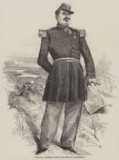 Válka, generál Forey, hrdina Montebello od Edmond Morin