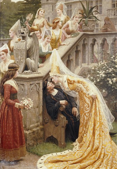 Alain Chartier, 1903 od Edmund Blair Leighton
