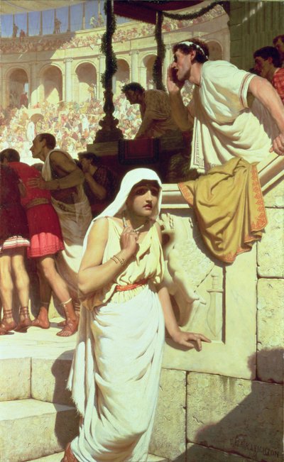 Manželka gladiátorů, 1884 od Edmund Blair Leighton
