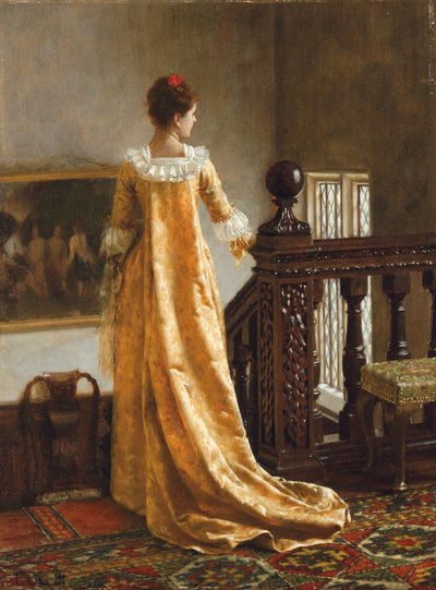 Zlatý vlak, 1891 od Edmund Blair Leighton