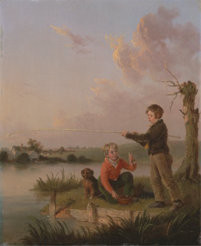 Mladí rybáři od Edmund Bristow