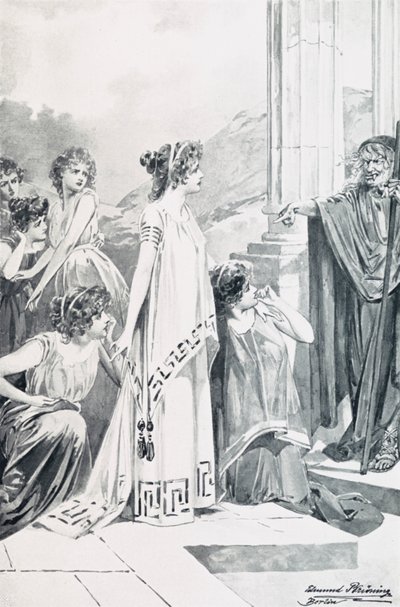 Ilustrace pro Goethes Faust od Edmund Bruning