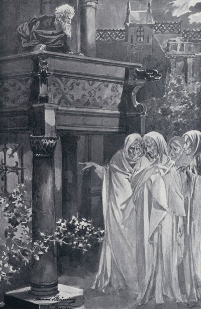 Ilustrace pro Goethes Faust od Edmund Bruning