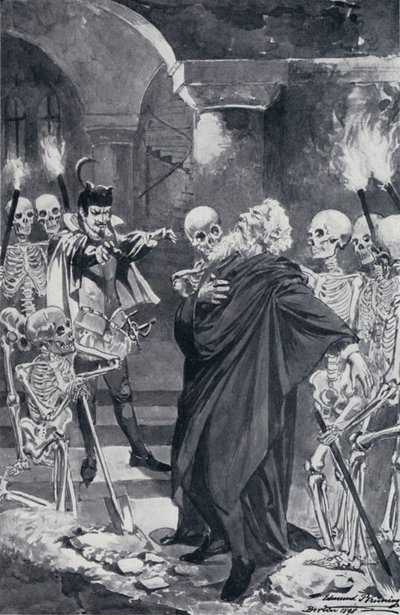 Ilustrace pro Goethes Faust od Edmund Bruning