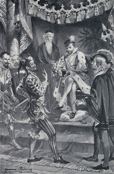 Ilustrace pro Goethes Faust od Edmund Bruning