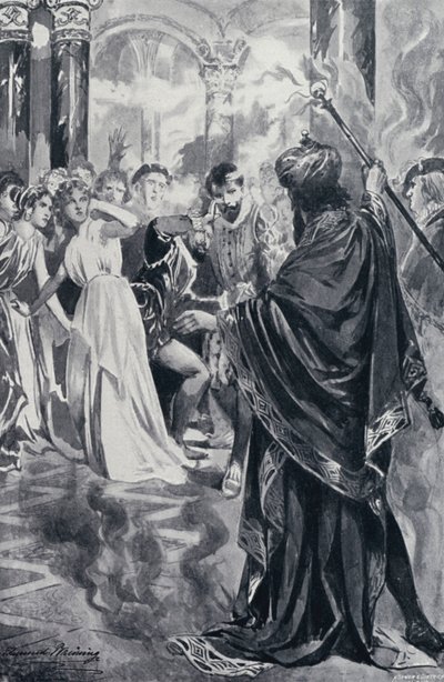 Ilustrace pro Goethes Faust od Edmund Bruning