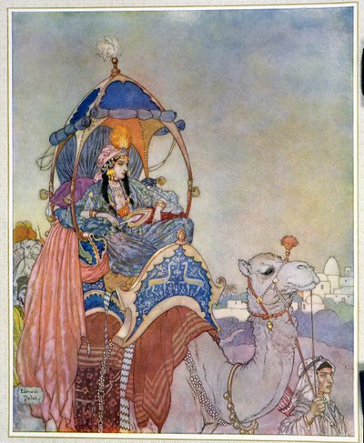 Princezna na velbloudu od Edmund Dulac