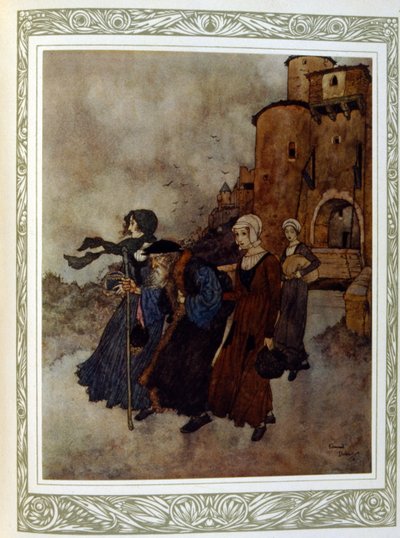 Francouzské vydání Příběhů Hanse Christiana Andersena (tisk) od Edmund Dulac