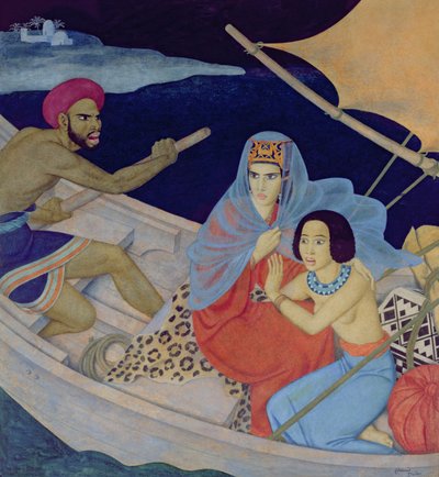 Zenobia, královna Palmyry od Edmund Dulac